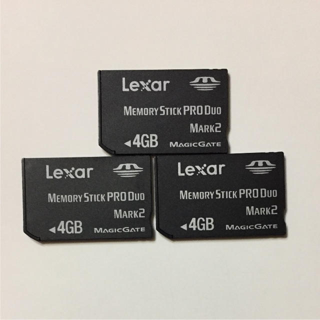レキサー lexar メモリースティック PRO DUO 4GB 3枚
