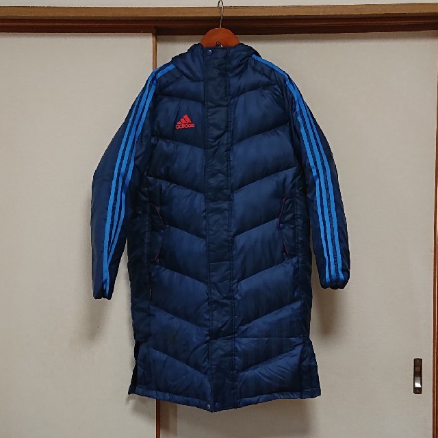 adidas(アディダス)の［USED］adidas ベンチコート (160サイズ) キッズ/ベビー/マタニティのキッズ服男の子用(90cm~)(コート)の商品写真