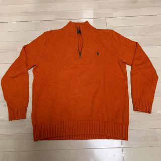 ポロラルフローレン(POLO RALPH LAUREN)のラルフローレン　セーター　L オレンジ(ニット/セーター)