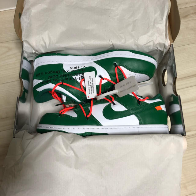 【保証書付】 NIKE ダンクlow off-white Nike - スニーカー