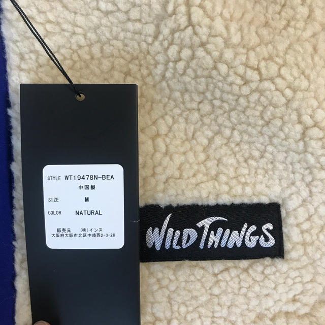 WILDTHINGS(ワイルドシングス)の【新品未使用】wild things メンズフリース メンズのジャケット/アウター(ブルゾン)の商品写真