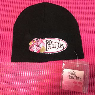 ★PINK PANTHER ニット帽 未使用 タグ付(ニット帽/ビーニー)