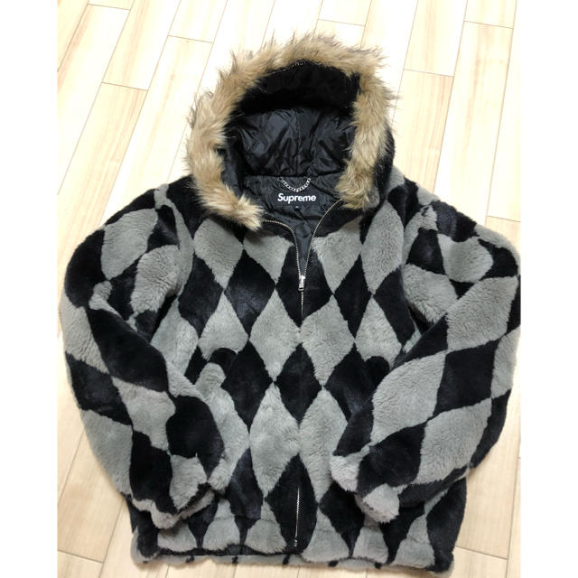 Supreme(シュプリーム)のSupreme Diamond Faux Fur Jacket メンズのジャケット/アウター(ブルゾン)の商品写真