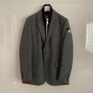 モンクレール(MONCLER)のMONCLER モンクレール SAUGE 貴重色 グレイ 美品 (ダウンジャケット)