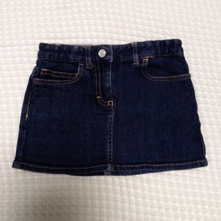 プチバトー(PETIT BATEAU)のプチバトーデニムスカート　4an(スカート)