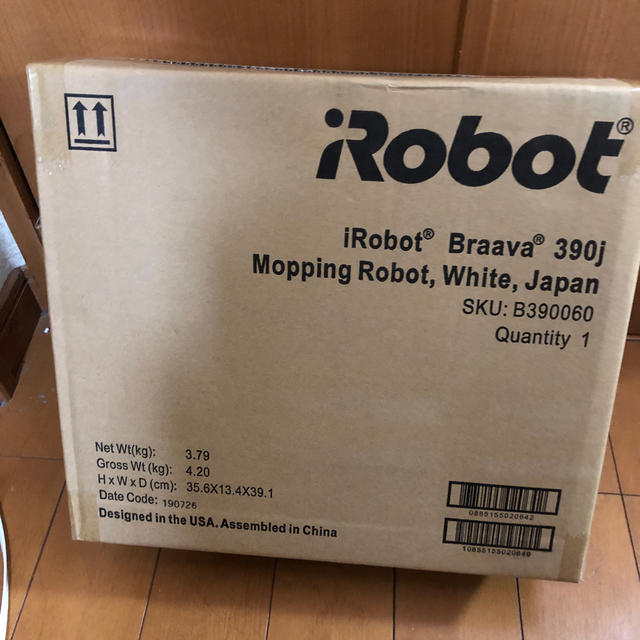 iRobot - Robot アイロボット ブラーバ390j B390060 床拭きロボット の通販 by mm5850's shop｜アイロボット ならラクマ