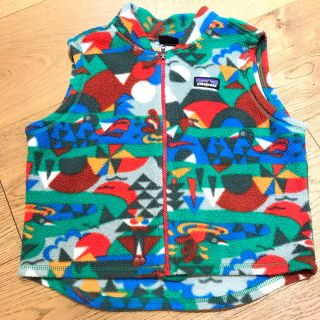 パタゴニア(patagonia)のPatagonia パタゴニア キッズ 3T シンチラベスト フリース used(ジャケット/上着)