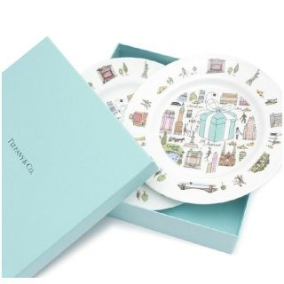 ティファニー(Tiffany & Co.)のティファニー　5thアベニュープレート2枚セット(食器)