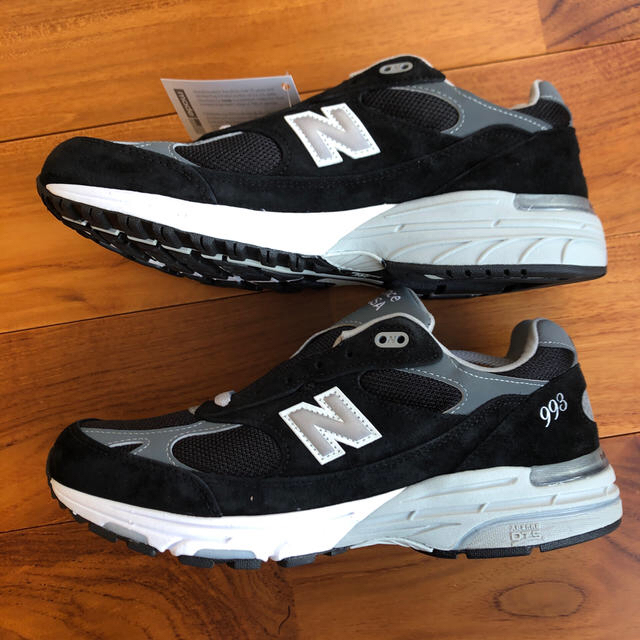 New Balance(ニューバランス)のニューバランス 993 BK ブラック 27.5cmアメリカ製 メンズの靴/シューズ(スニーカー)の商品写真