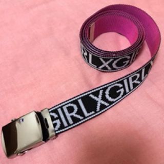 エックスガール(X-girl)のLOGO JACQUARD GI BELT(ベルト)