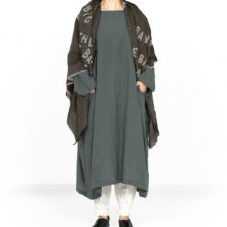 ネストローブ(nest Robe)の専用☆　今期☆新品☆　ネストローブ　リネンドルマントラペーズワンピース(ロングワンピース/マキシワンピース)