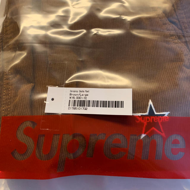 Supreme - Supreme Corduroy Skate Pant Brown Largeの通販 by ジャギ