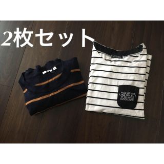 ユニクロ(UNIQLO)の七分丈、長袖シャツ　２枚セット(Tシャツ(長袖/七分))