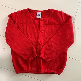 プチバトー(PETIT BATEAU)のプチバトー　カーディガン　24m  86㎝(カーディガン/ボレロ)