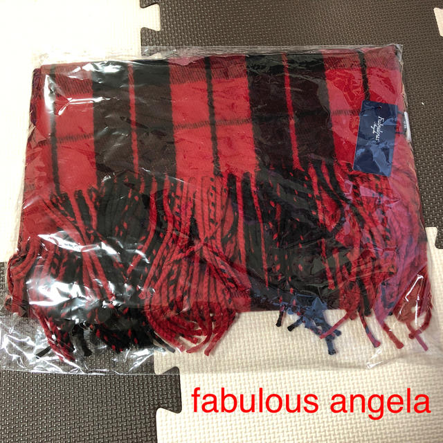 Fabulous Angela(ファビュラスアンジェラ)のfabulous angela チェック柄マフラー レディースのファッション小物(マフラー/ショール)の商品写真