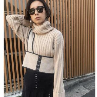 アメリヴィンテージ(Ameri VINTAGE)の新春値下げ❤︎アメリヴィンテージ  BUSTIER LAYERED KNIT(ニット/セーター)