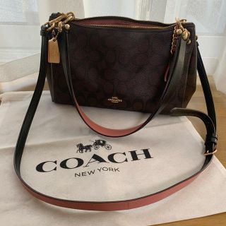 コーチ(COACH)のコーチ アウトレット ショルダーバッグ　レザー シグネチャー ミア ハンドル付き(ショルダーバッグ)