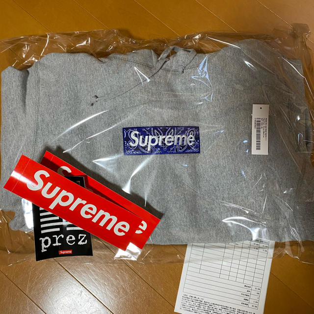 Supreme 19ss boxlogo hoodedsweatshirt M