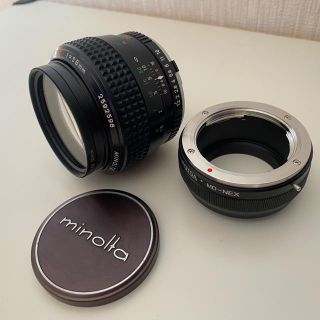 コニカミノルタ(KONICA MINOLTA)のMINOLTA MC ROKKOR PG 58㎜ f1.2 Eマウントアダプタ付(レンズ(単焦点))