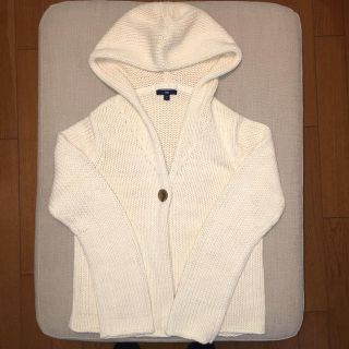 ギャップ(GAP)のGAP レディース フード付き コットンニット(ニット/セーター)