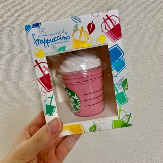 スターバックスコーヒー(Starbucks Coffee)の【激レア】スタバ starbucks フラペチーノ モバイルバッテリー ピンク(バッテリー/充電器)