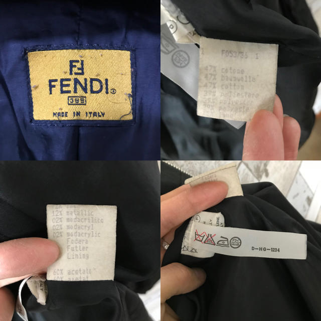 FENDI(フェンディ)のFENDI/フェンディ フーディーコート ブラック サイズ1 レディース レディースのジャケット/アウター(その他)の商品写真