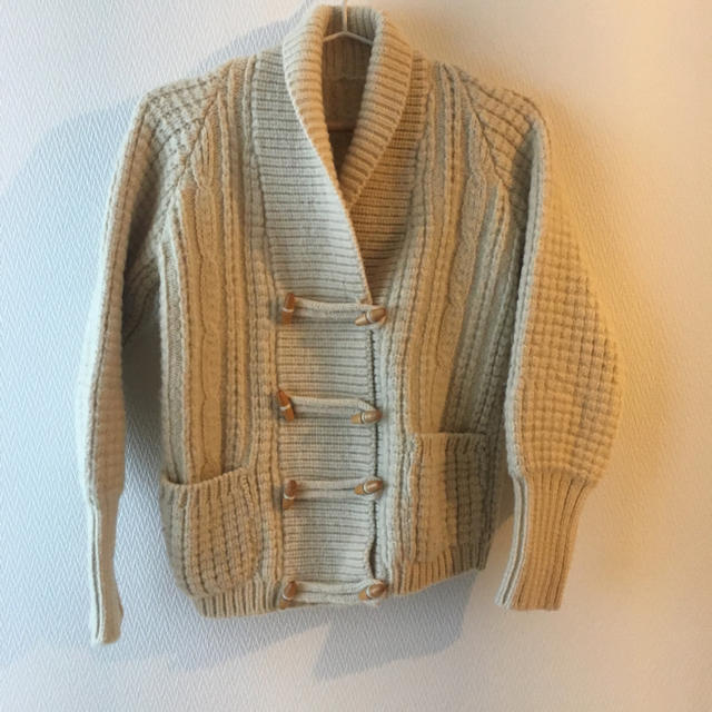 vintage fisherman knit cardigan