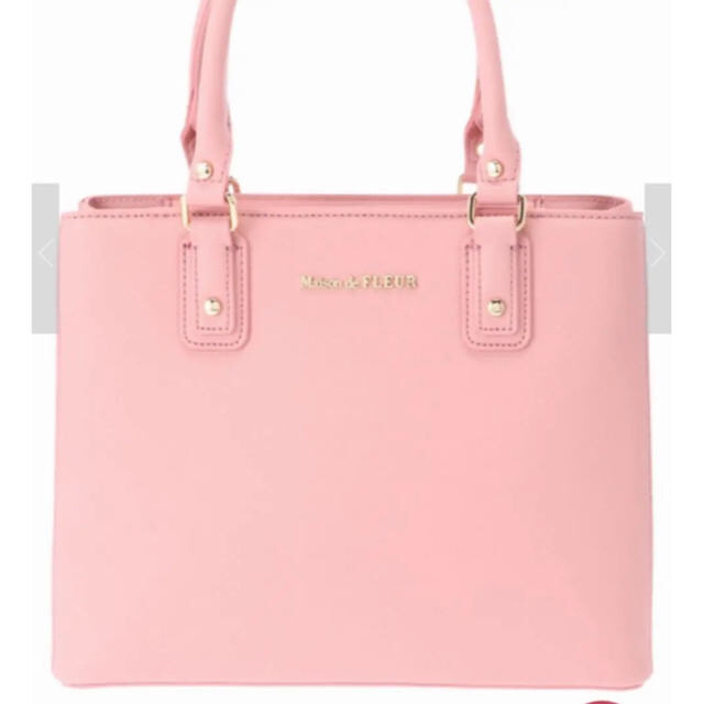Maison de FLEUR(メゾンドフルール)の半額以下！新品♡サッチェルＭバッグ♡ピンク♡メゾンドフルール レディースのバッグ(ハンドバッグ)の商品写真