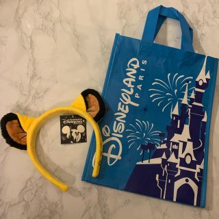 ディズニー(Disney)の海外 ディズニー パリ 【限定バッグ付き】シンバ カチューシャ(カチューシャ)