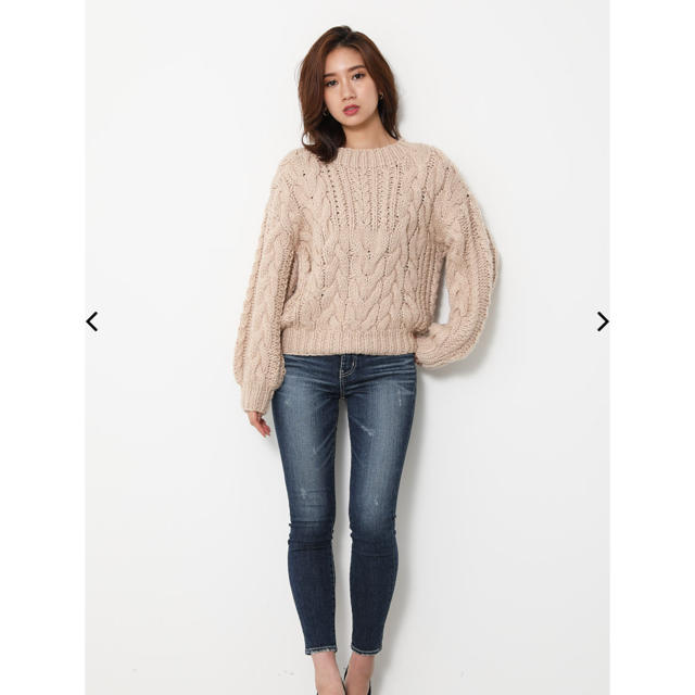 rienda(リエンダ)のHANDMADE Knit TOPS レディースのトップス(ニット/セーター)の商品写真