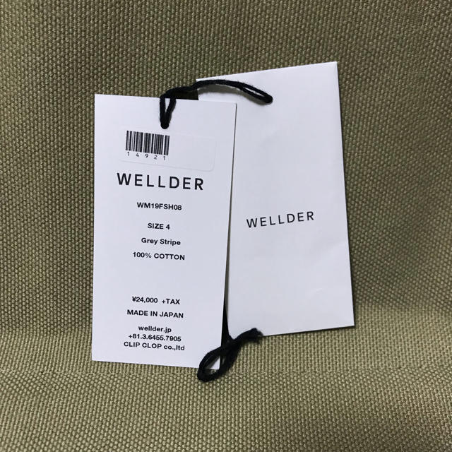 WELLDER ストライプシャツ