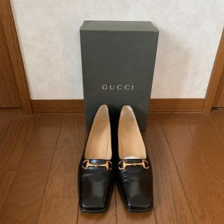 グッチ(Gucci)のGUCCI  グッチレザーパンプス　黒　　　　　❤️PRICE DOWN❤️(ハイヒール/パンプス)