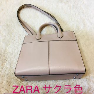 ザラ(ZARA)の状態良◇ZARAサクラ色のピンクショルダーバッグ(ショルダーバッグ)