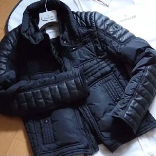 モンクレール(MONCLER)の⭕️Jin.L様【美品】超希少 国内正規品 レザー ライダース 本革(ダウンジャケット)