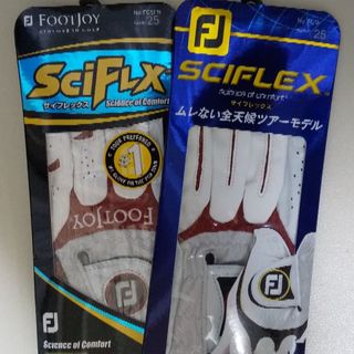 フットジョイ(FootJoy)の値下げ【2枚/新品グローブ　フットジョイ サイフレックス】左手(右打用)25cm(その他)