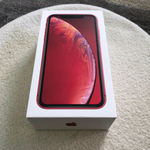 (最終値下げ)未使用　iPhoneXR  RED 64GB  SIMフリースマートフォン/携帯電話