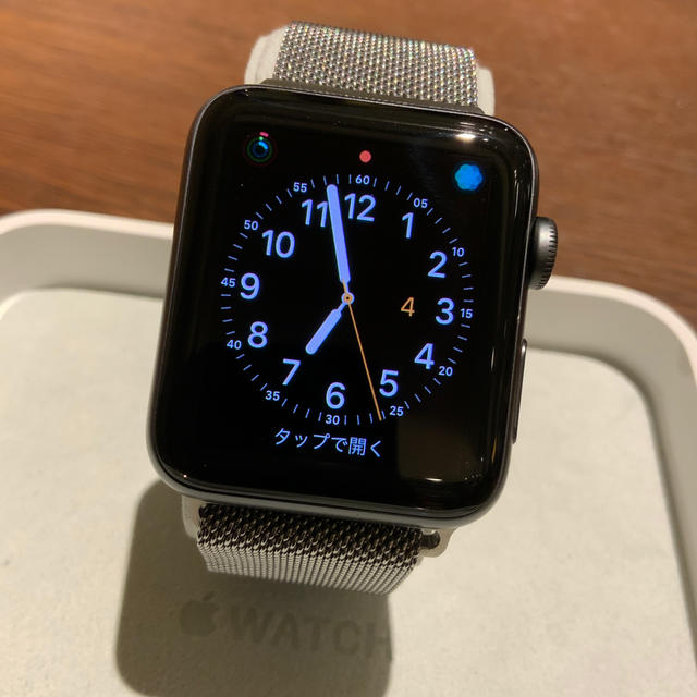 腕時計(デジタル)(純正品) Apple Watch series3 セルラー 42mm