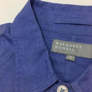 マーガレットハウエル(MARGARET HOWELL)の美品 サイズS margaret howell  マーガレット ハウエル シャツ(シャツ)