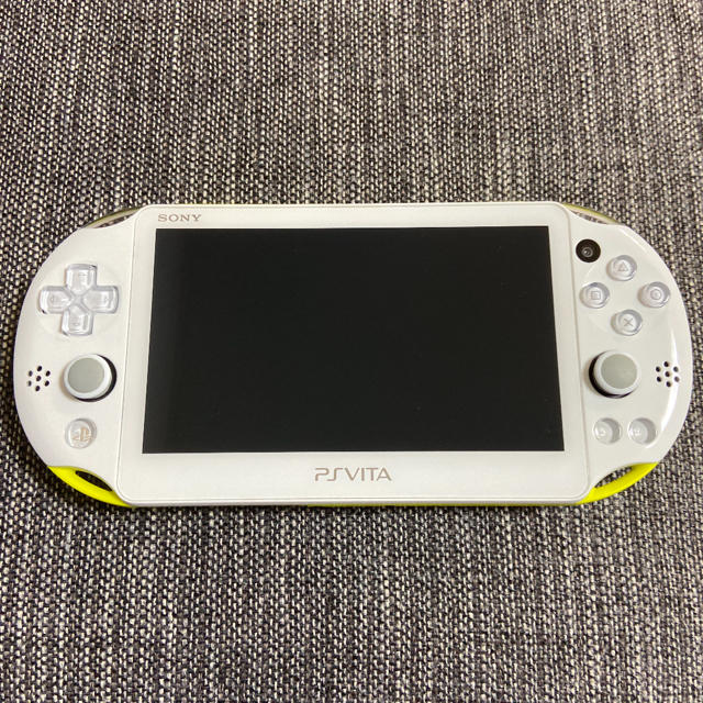 PlayStation Vita Wi-Fiモデル ライムグリーン/ホワイト - 携帯用