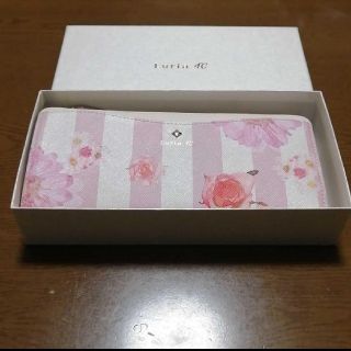 ヨンドシー(4℃)のルリア4℃　Luria4℃　花柄ストライプ　長財布(財布)