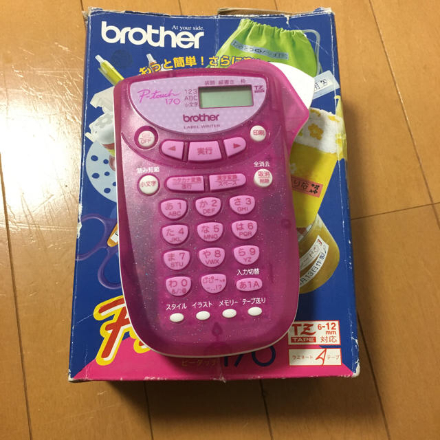 brother - ブラザー ピータッチ 170 ラベルライター お名前シール テプラの通販 by まめたぬき's shop｜ブラザーならラクマ