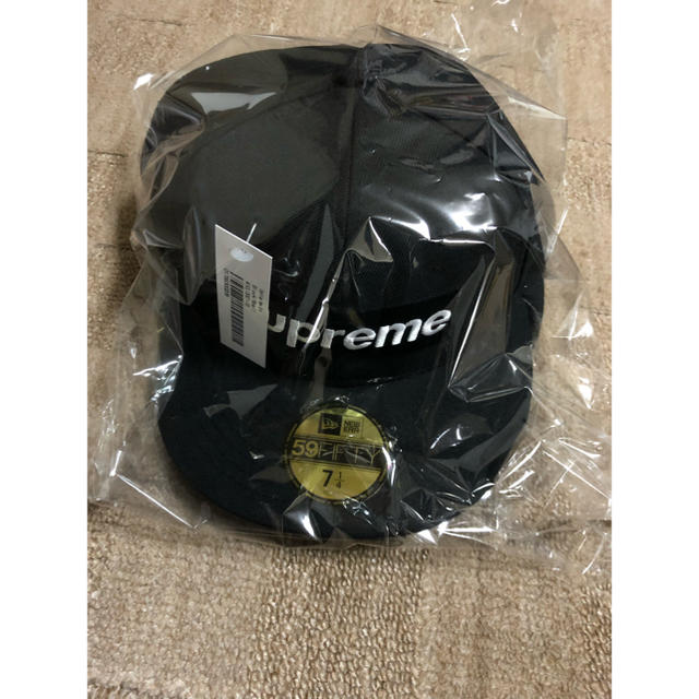 Supreme Earflap New Era Black　7 1/4 1