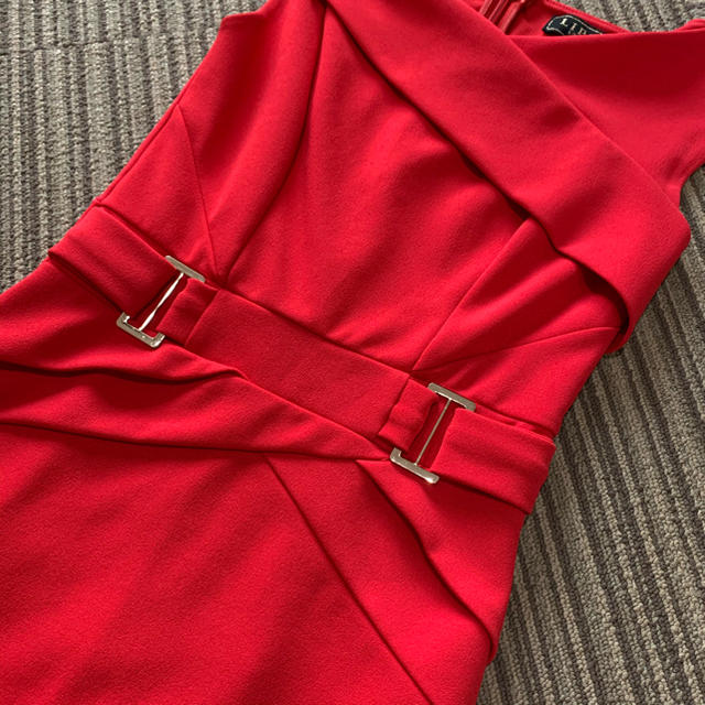 LIPSY 赤 タイト ワンピース ドレス