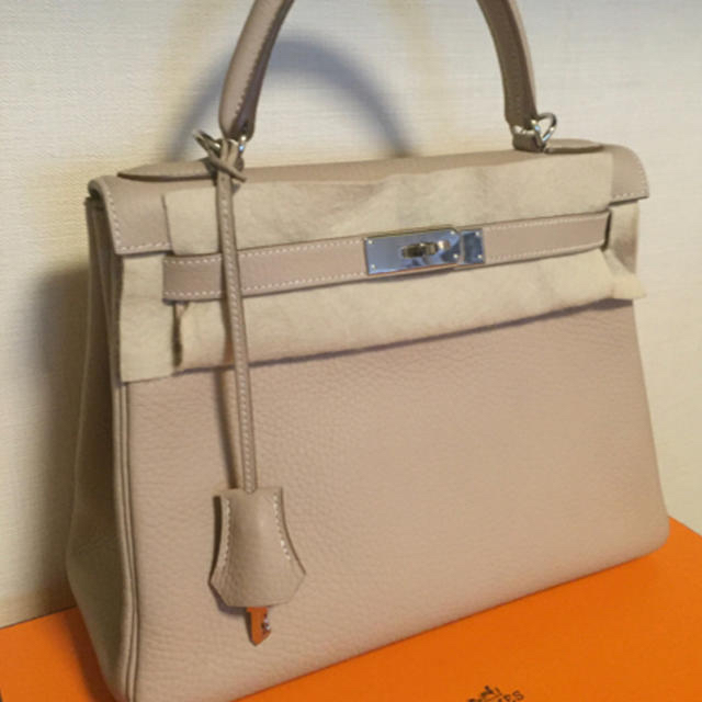 HERMES ゴールド トーゴ ケリー Retourne 28 　中古品