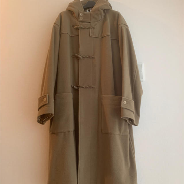 開梱 設置?無料 】 COMOLI カーキベージュ カシミヤダッフル AURALEE