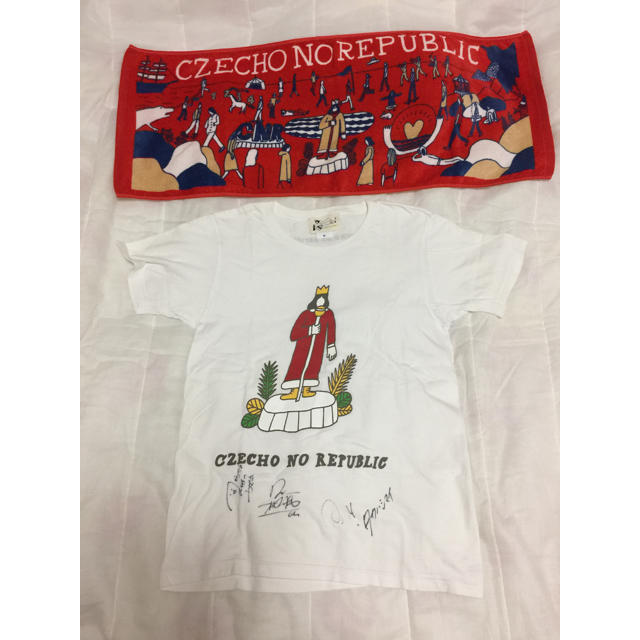 Czecho No Republic 直筆サイン入りTシャツ&タオル