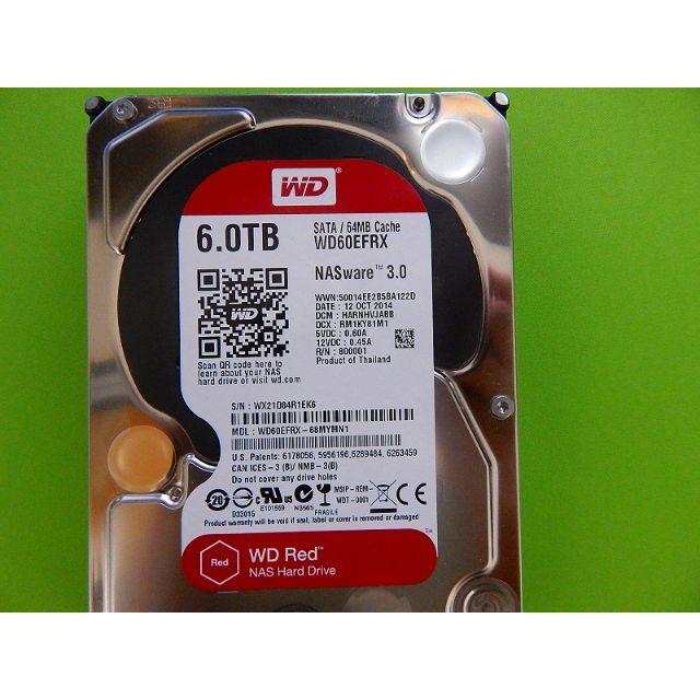W.D. Red WD60EFRX 6TB