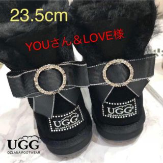 アグ(UGG)のオーストラリアOZLANA UGGムートンブーツ23.5cm(ブーツ)