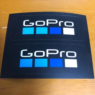 ゴープロ(GoPro)のGoPro ステッカー 2枚(ビデオカメラ)