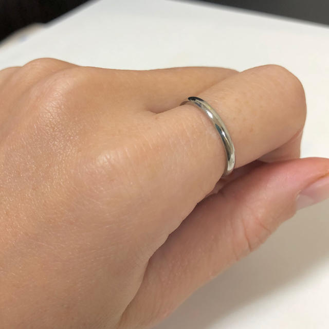 ZARA(ザラ)のアレルギー対応！刻印無料　ステンレス製　シルバーリング レディースのアクセサリー(リング(指輪))の商品写真